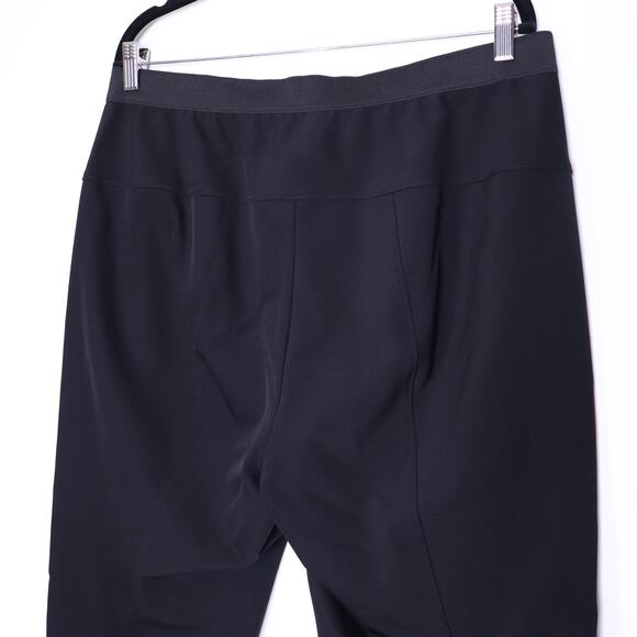LAFAYETTE 148 Stretch Pull On Pant Black High Rise Slit Casual Women's XL/16 - Picture 5 of 8